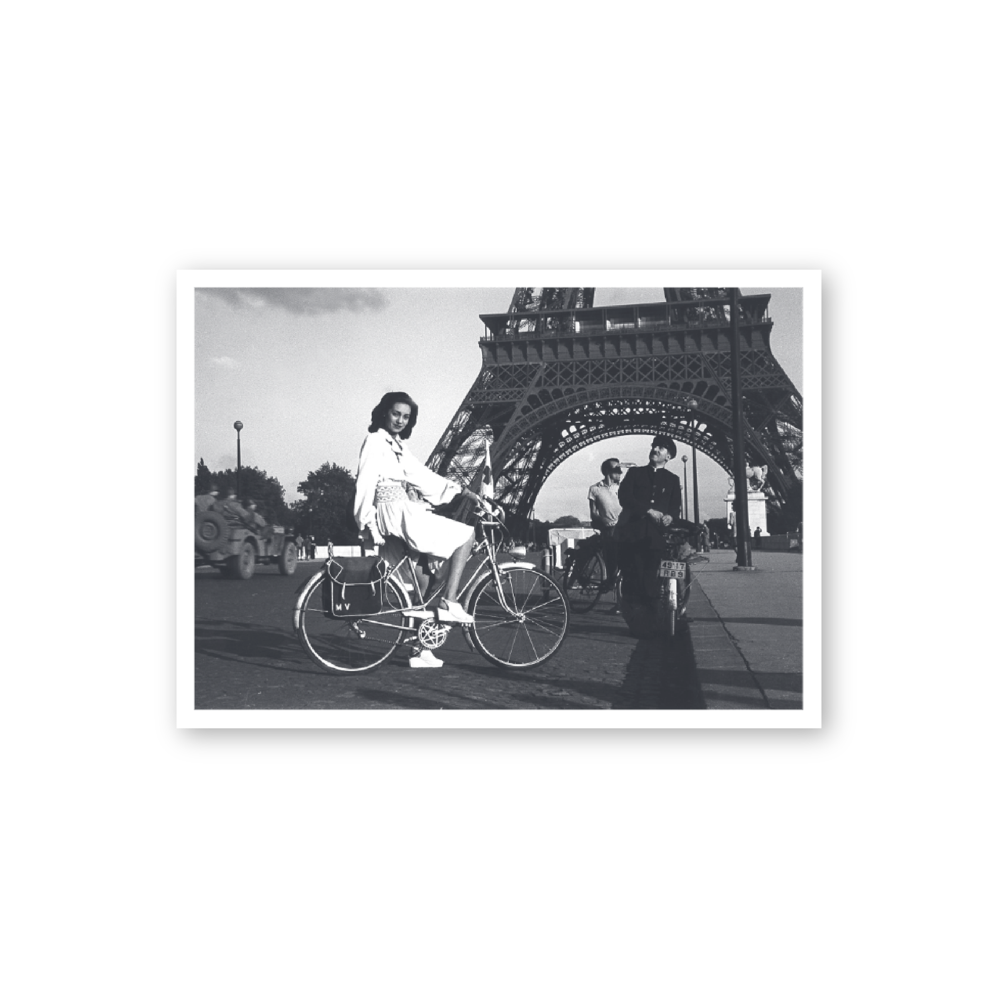 Lee Miller A6 postcard-For cycling