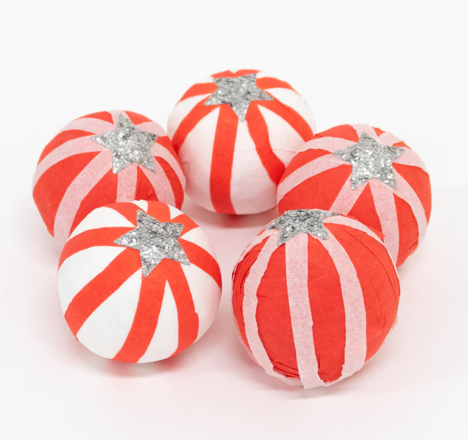 Peppermint Candy Surprise Ball