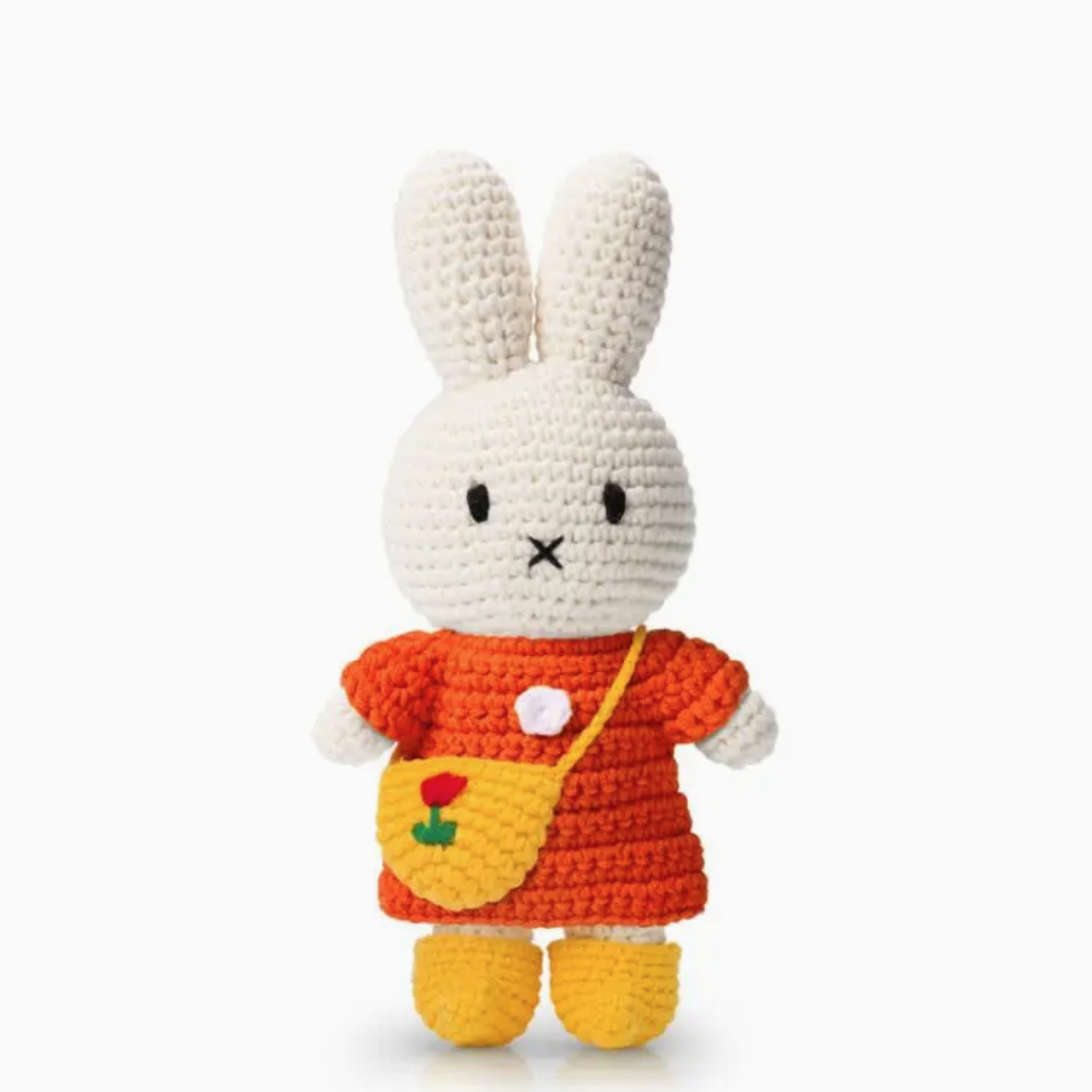 Miffy and Her Tulip Bag Handmade Crocheted Soft Toy