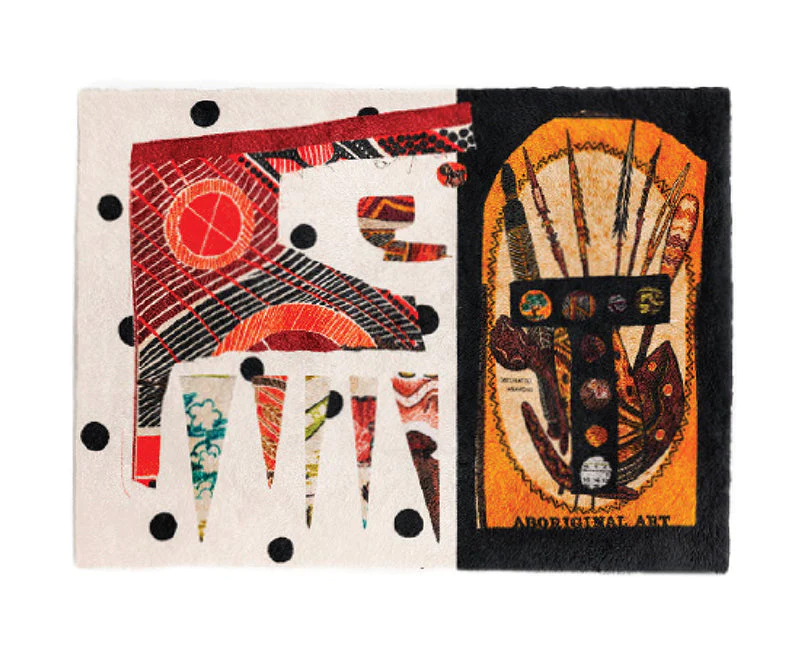 Abstract Aboriginal Art VI Floor Rug x Tony Albert (1.2m wide)