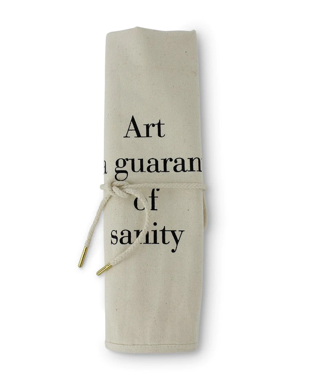 Artist's Brush Roll (Art is a Guaranty of Sanity ) x Louise Bourgeois