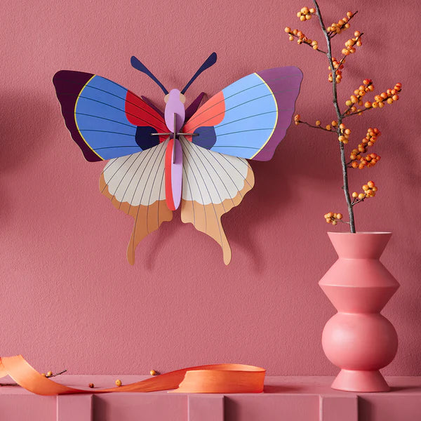Wall Art - Plum Fringe Butterfly x Studio Roof