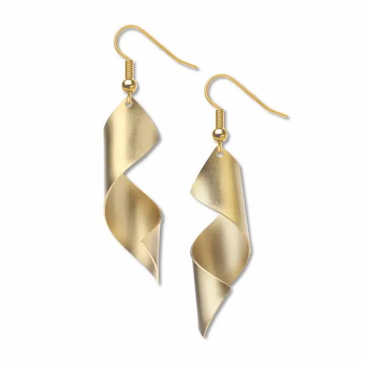 Lampshade Earrings - Gold x Man Ray