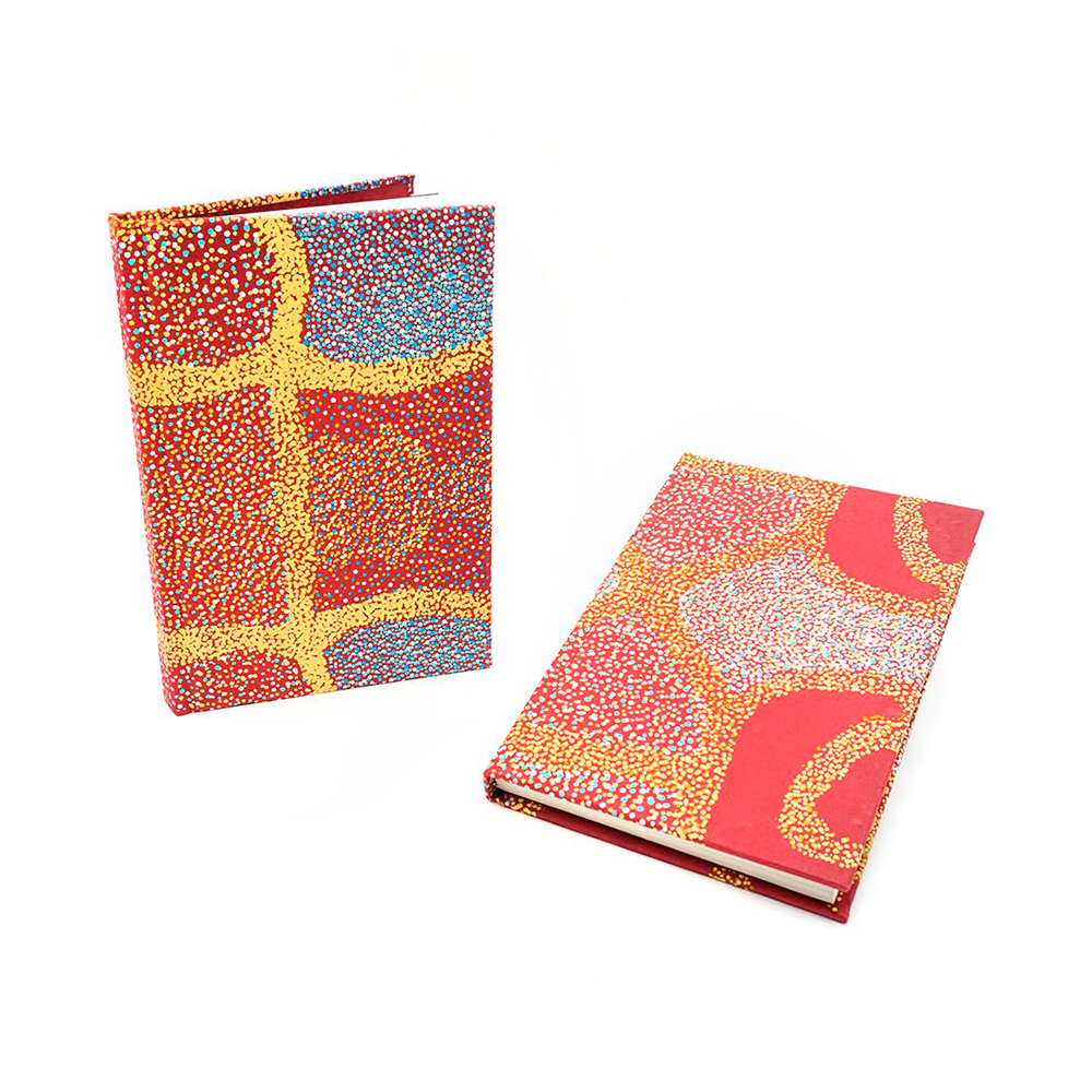 Red Linen Notebook Stationery and Office – Heide Shop