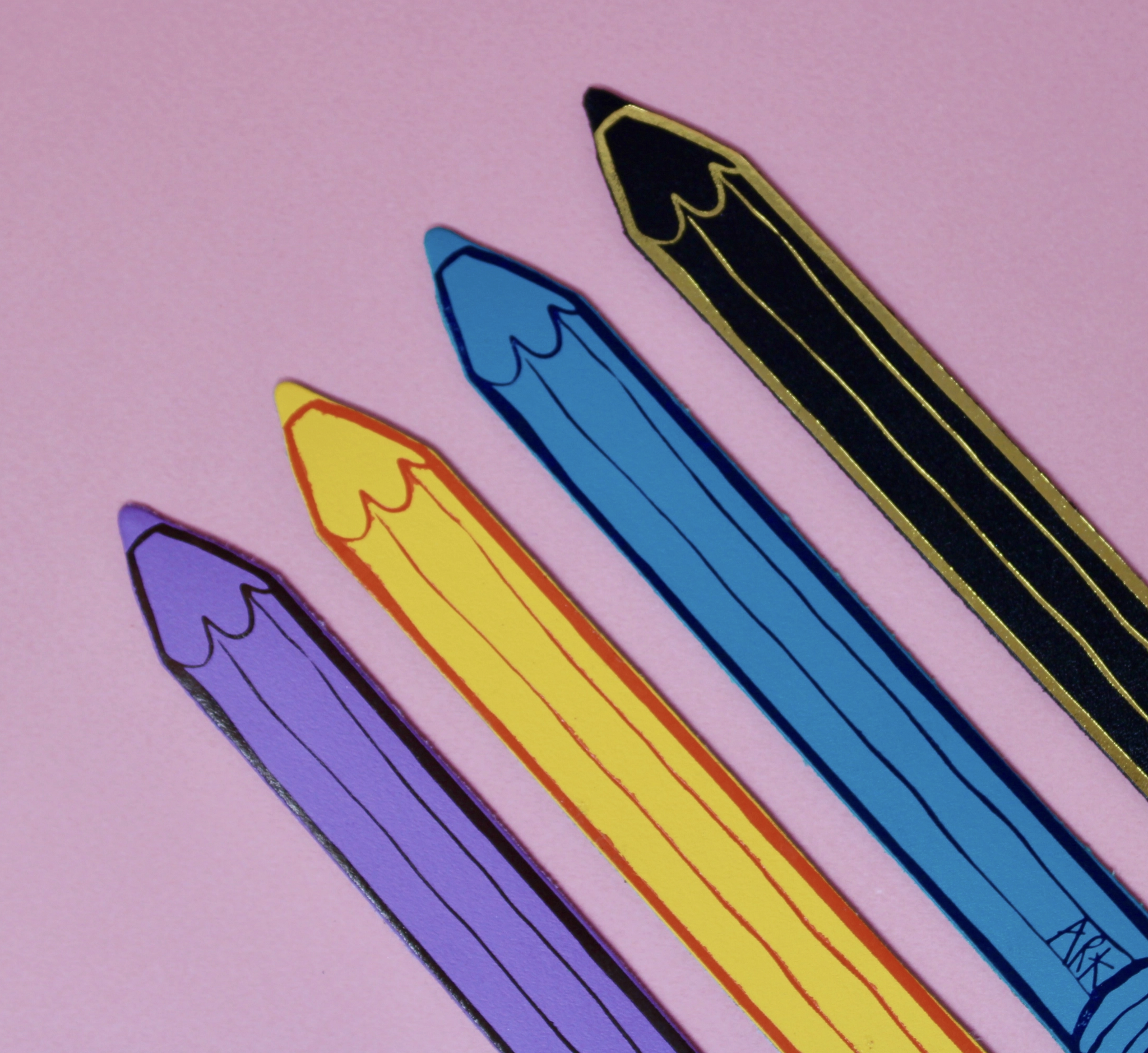 Black Always Write Pencil Bookmark x Ark