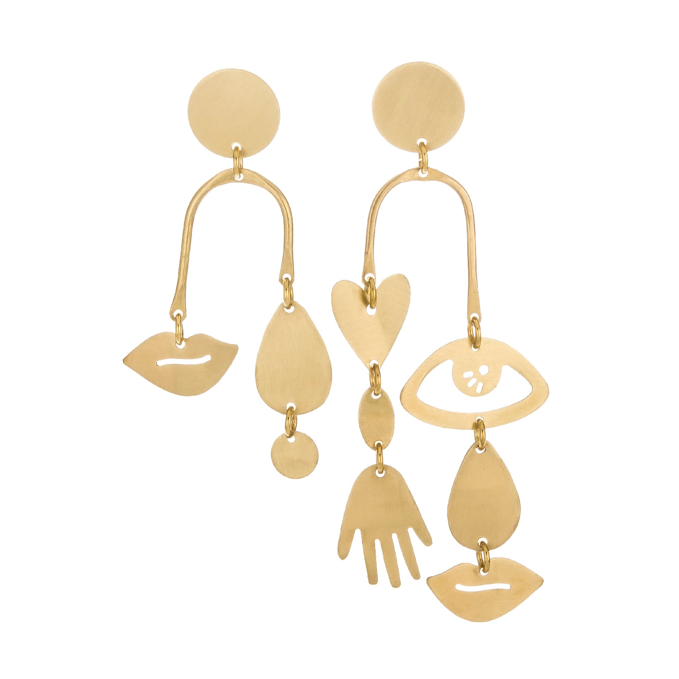 Man Ray Earring - Gold