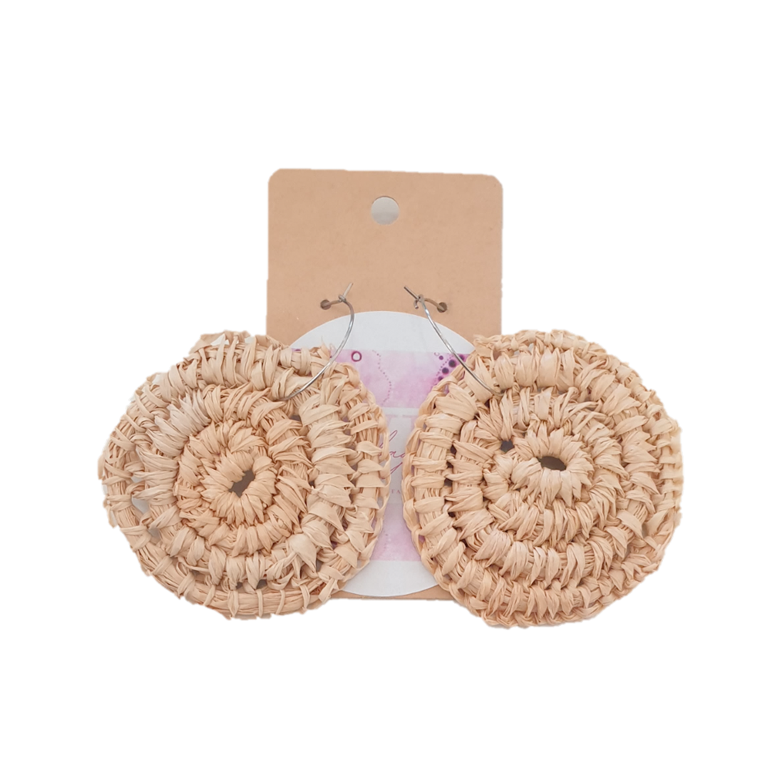 Weaved Earrings natural x Alisha F
