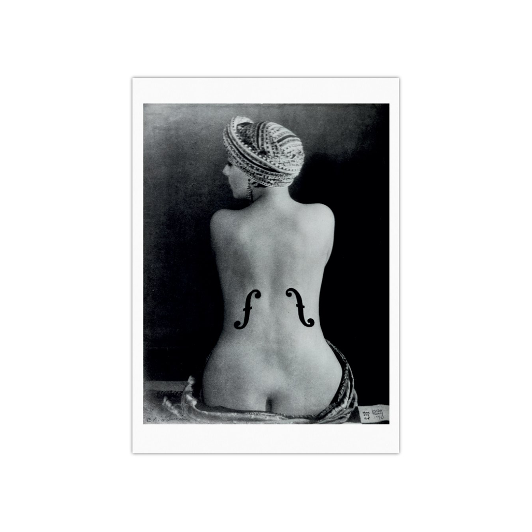 Le Violon Postcard x Man Ray