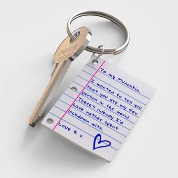 Little Letter Shrink Keyring kit