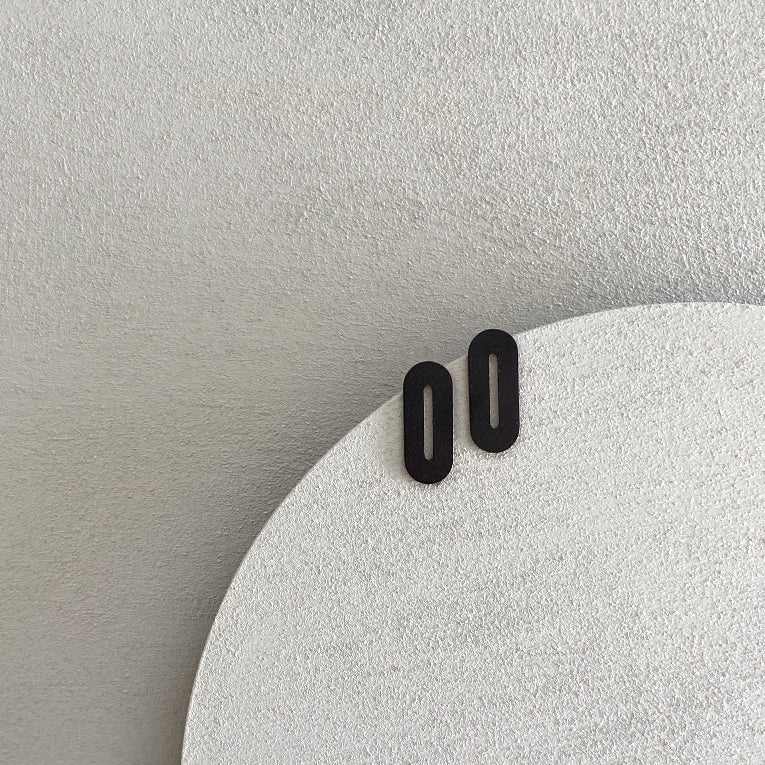 Marseille Earrings Black