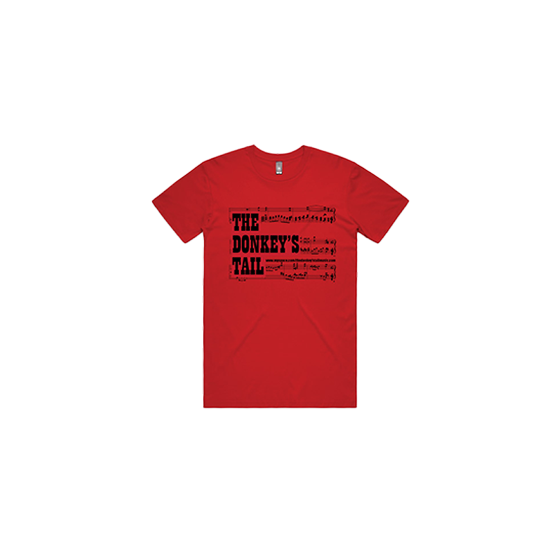 Donkey Tail T-shirt - Red x John Nixon