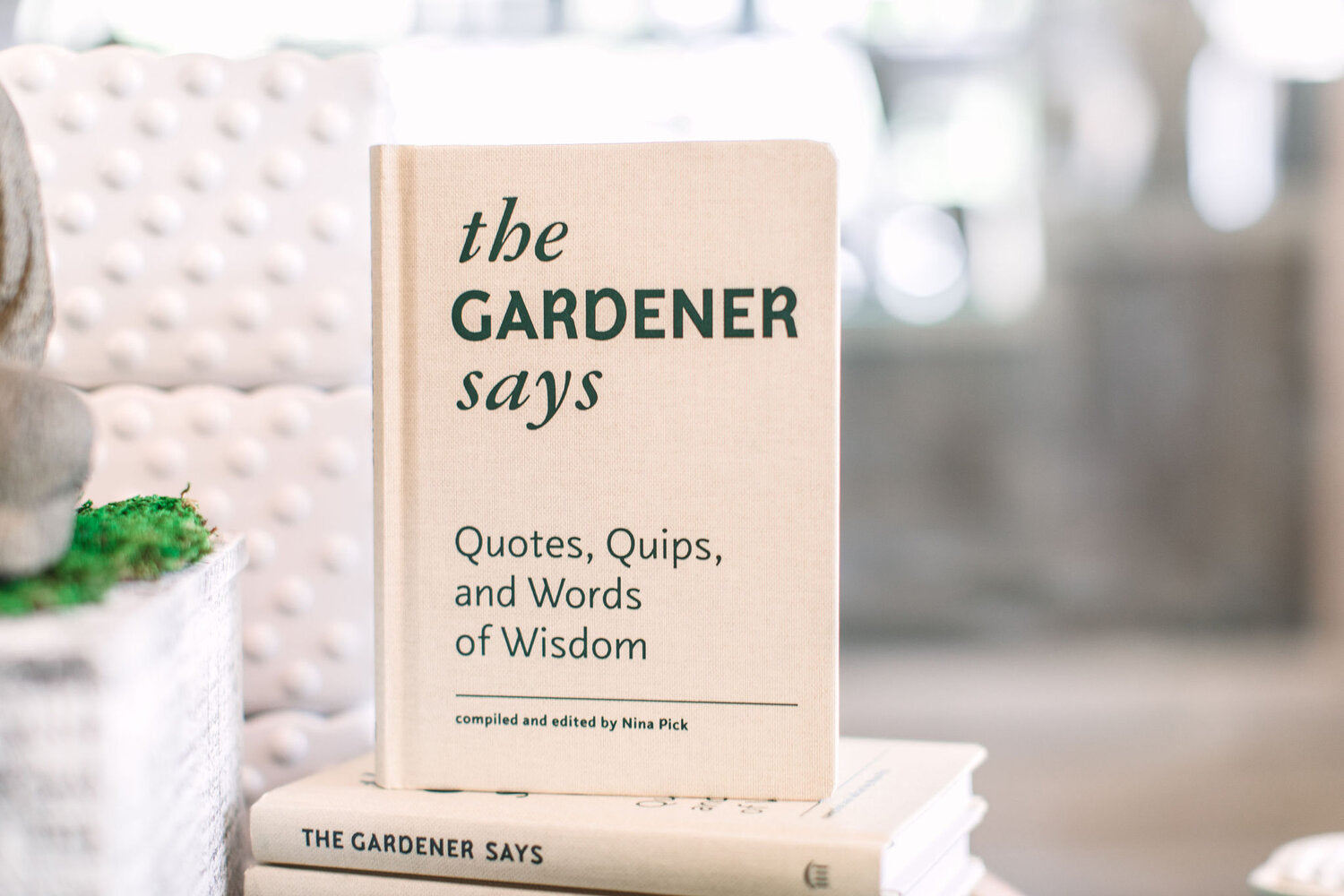 The Gardener Says x  Nina Pick