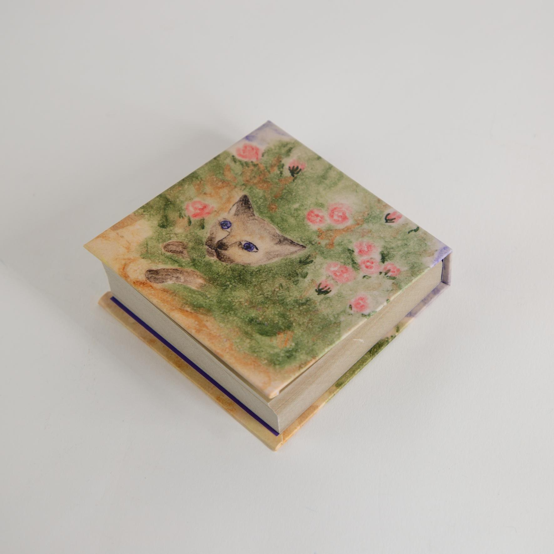 Cat Tile Sticky Notepad x Mary Perceval