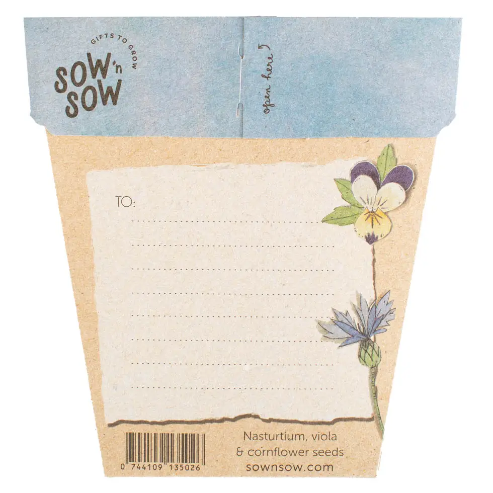 Culinary Flowers Gift of Seeds x Sow 'n Sow