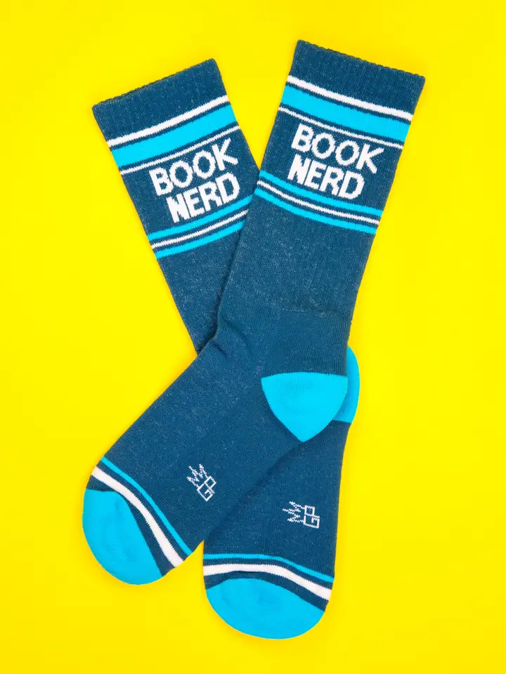 Book Nerd Gym Crew Sock x Gumball Poodle