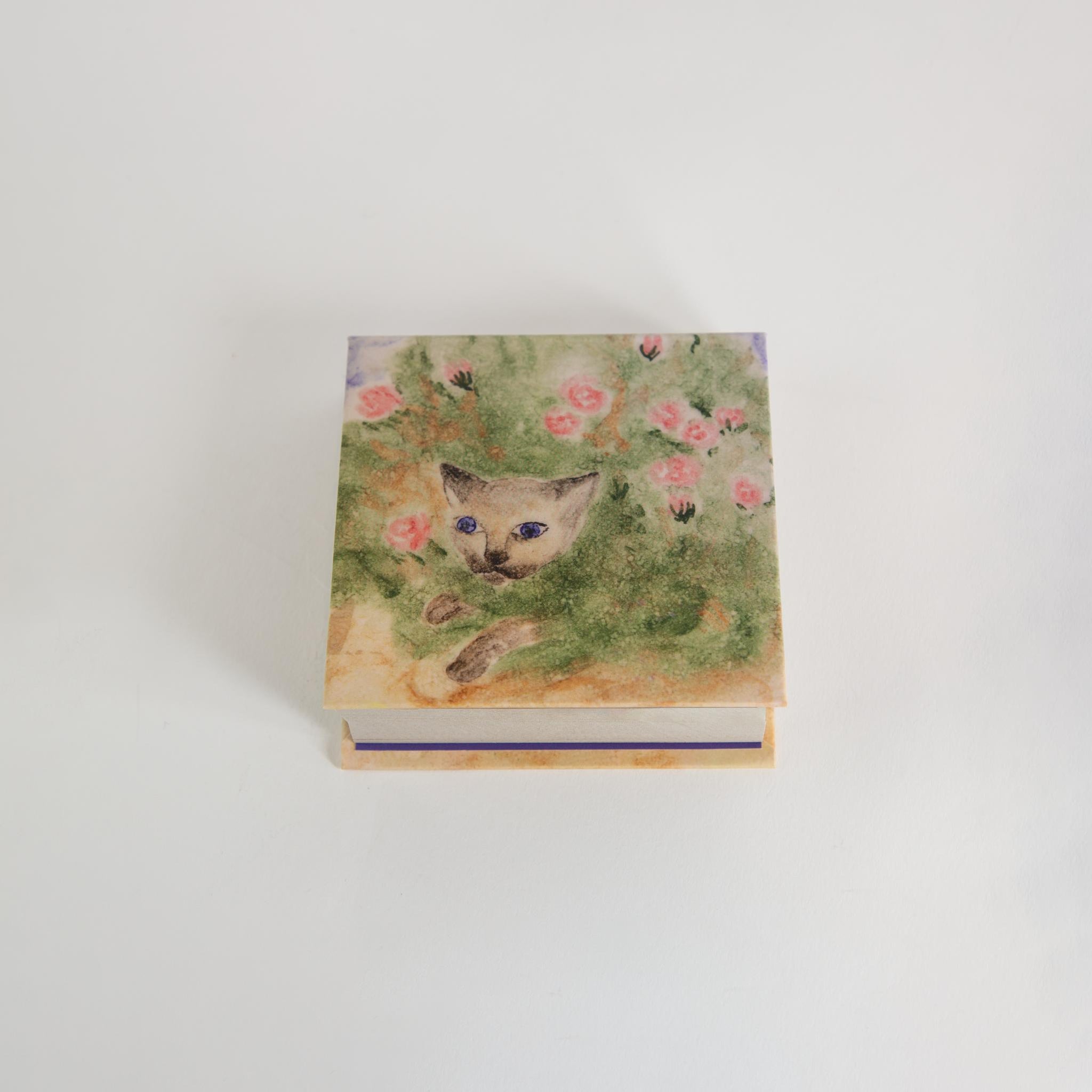 Cat Tile Sticky Notepad x Mary Perceval