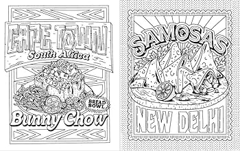 STREET FOOD COLORING BOOK x Alexander Rosso