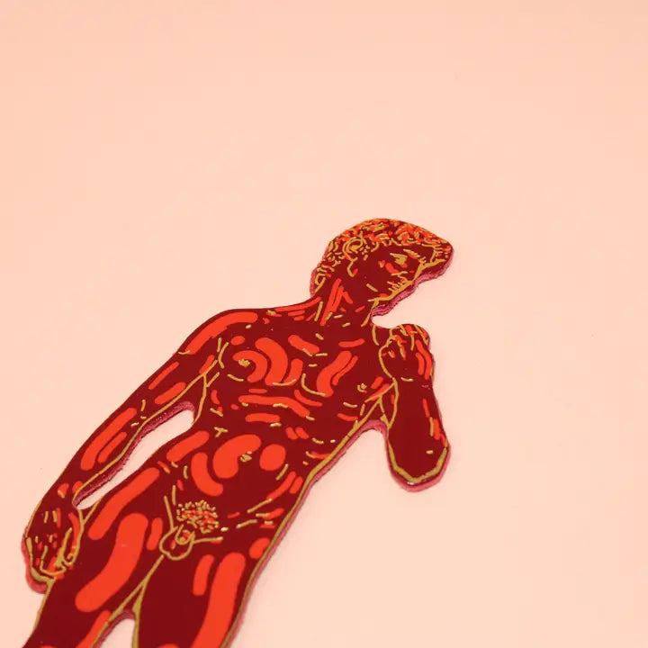 Red David Statue Bookmark x Ark