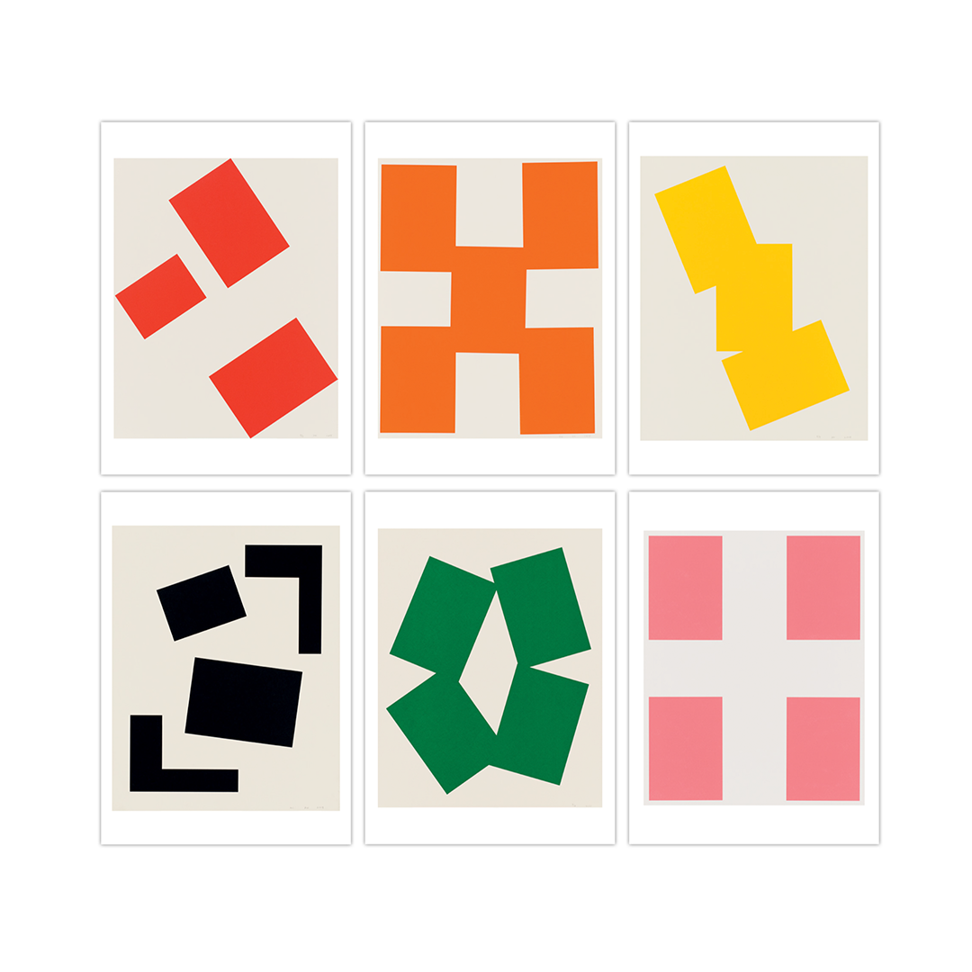 Postcard set of 6 x John Nixon