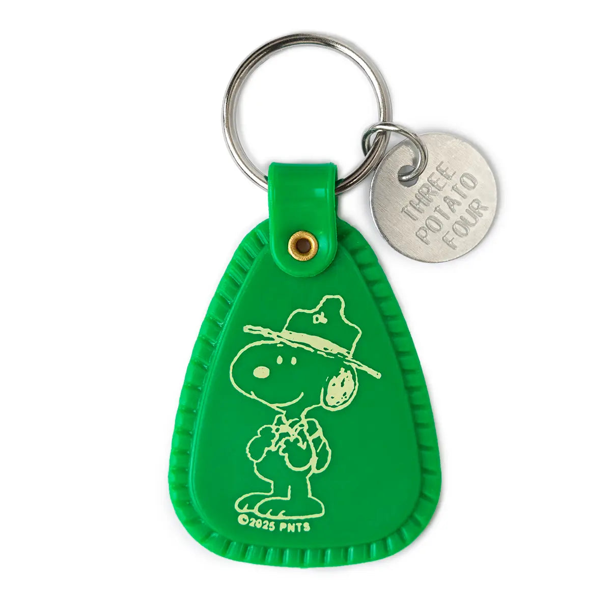 Peanuts Snoopy Scout Saddle Keychain x Three Potato Four