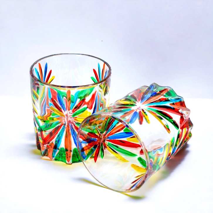 Starburst Italian Crystal glasses