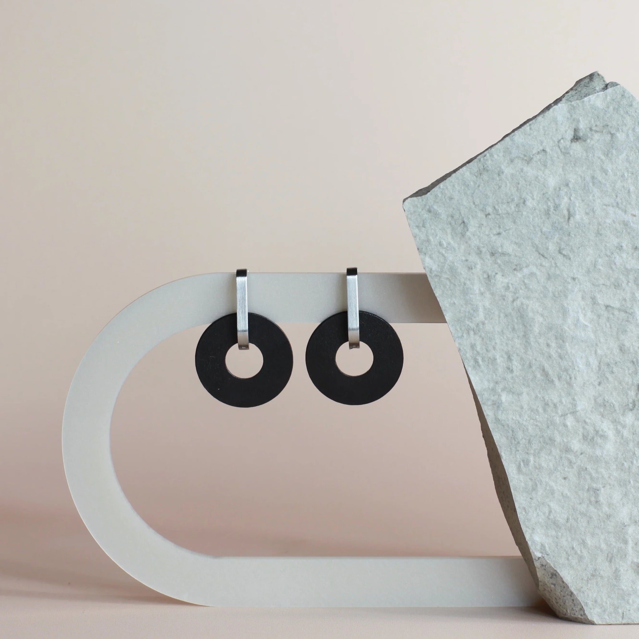 Edam Earrings - Black