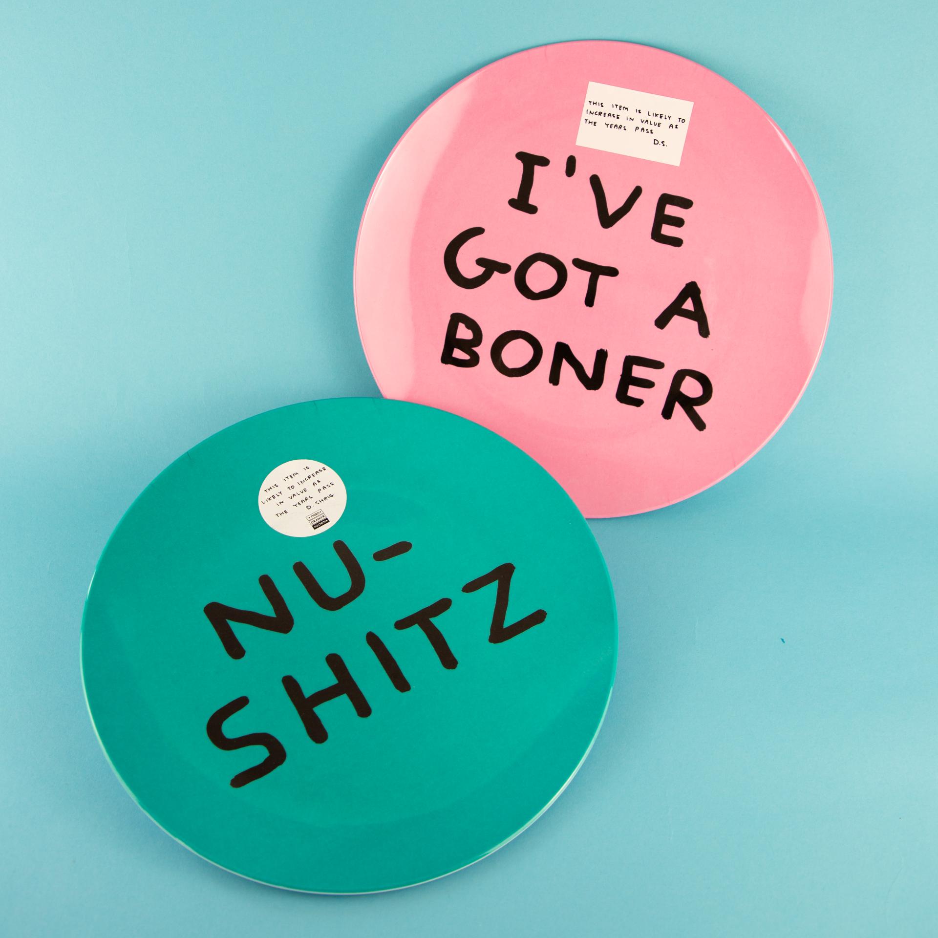 NU-SHITZ Melamine Plate x David Shrigley