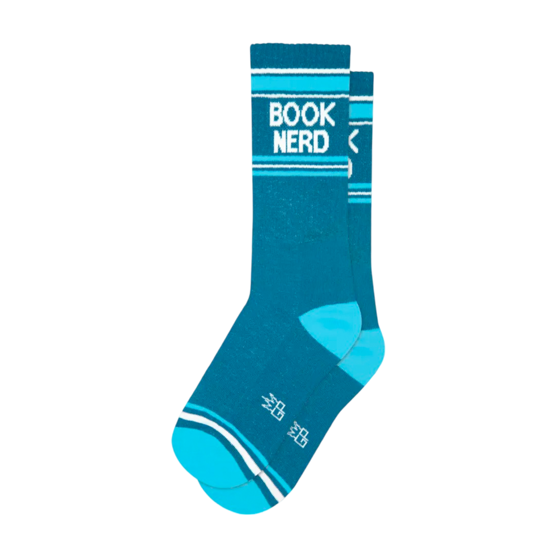 Book Nerd Gym Crew Sock x Gumball Poodle