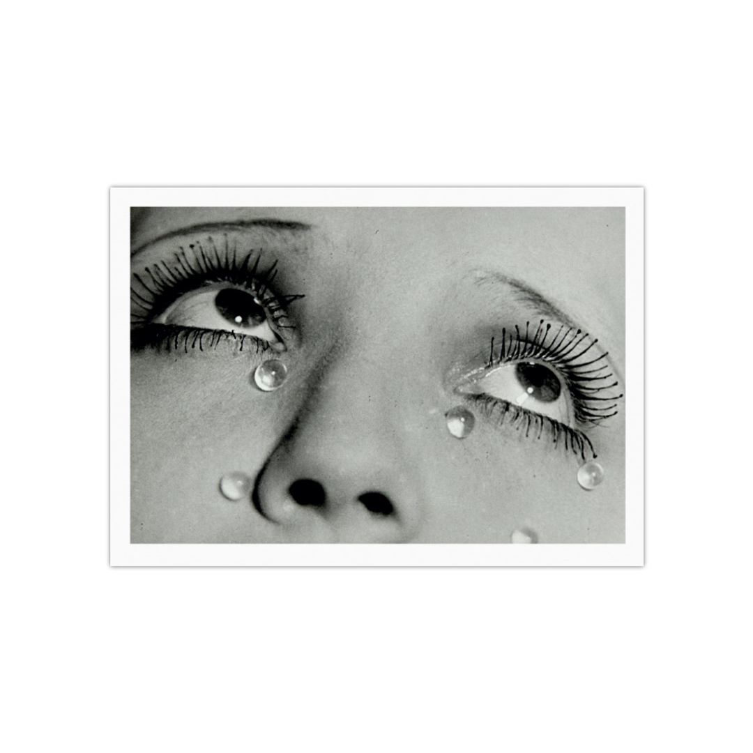 Glass Tears Postcard x Man Ray