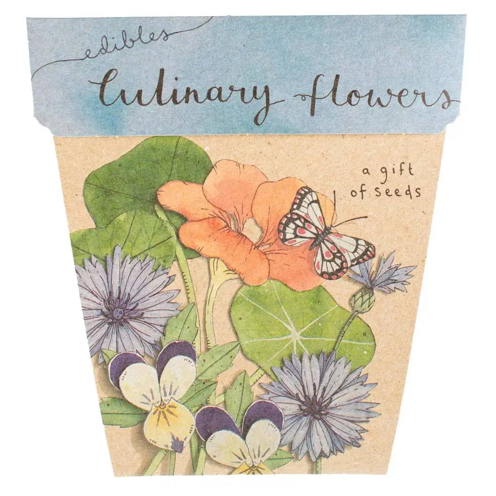 Culinary Flowers Gift of Seeds x Sow 'n Sow