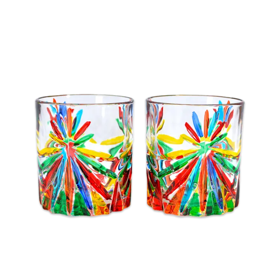 Starburst Italian Crystal glasses