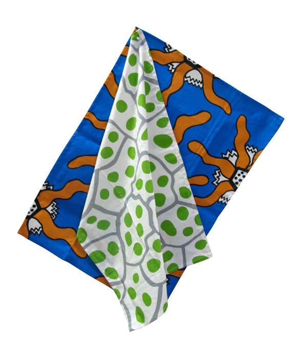 Tea Towel Set Green Dot & Blue x Nathalie Du Pasquier