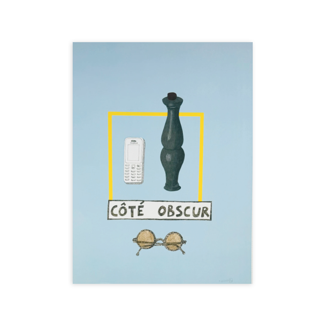 Nathalie du Pasquier Poster - Manifesto Côté Obscur, 2018