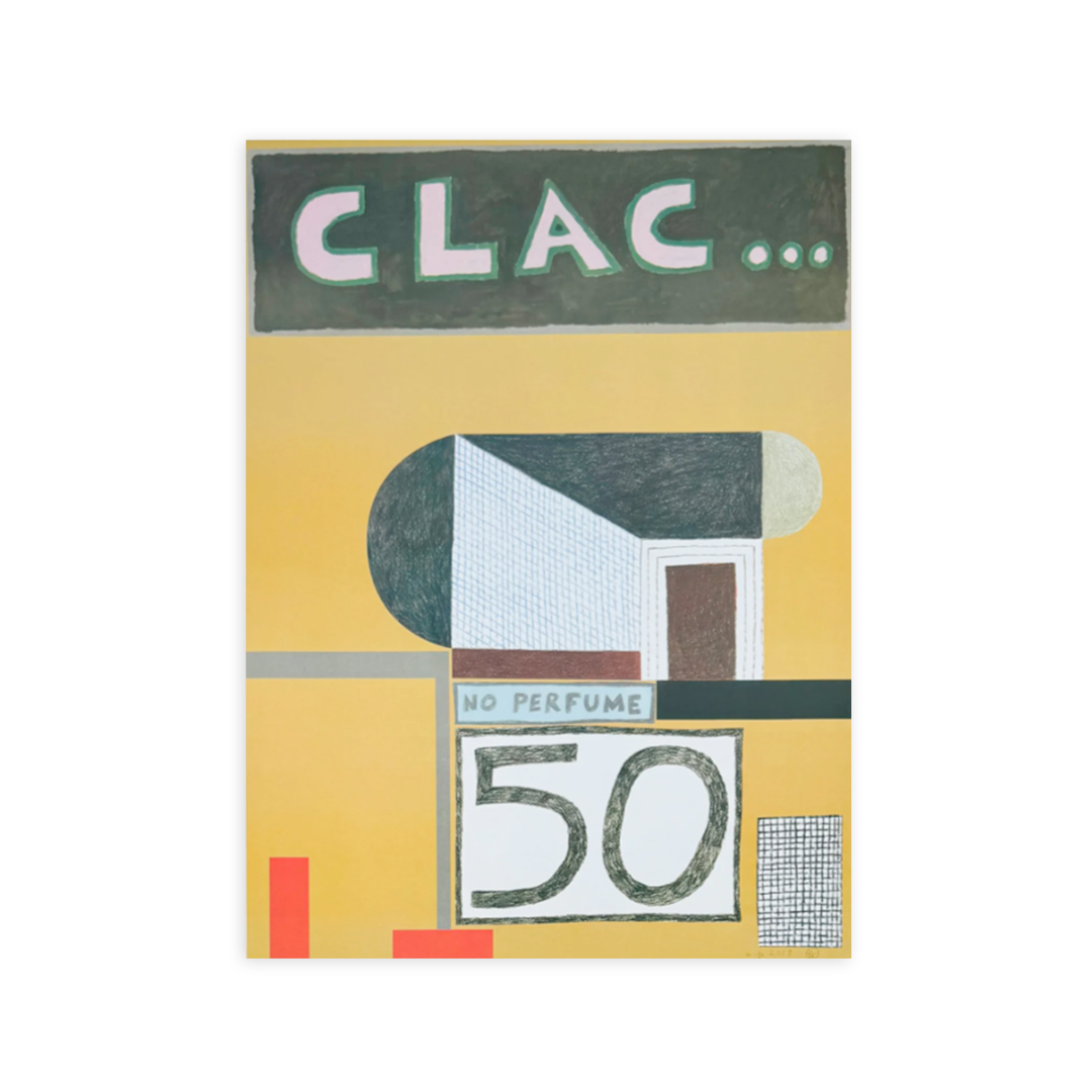 Nathalie du Pasquier Poster - Manifesto Clac !, 2018