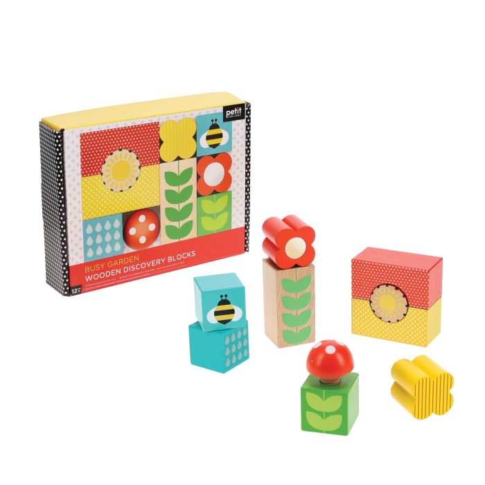 Busy Garden - Wooden Discovery Blocks