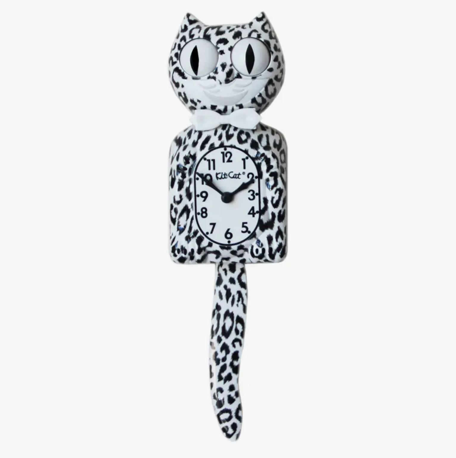 Snow Leopard Kit Cat Klock