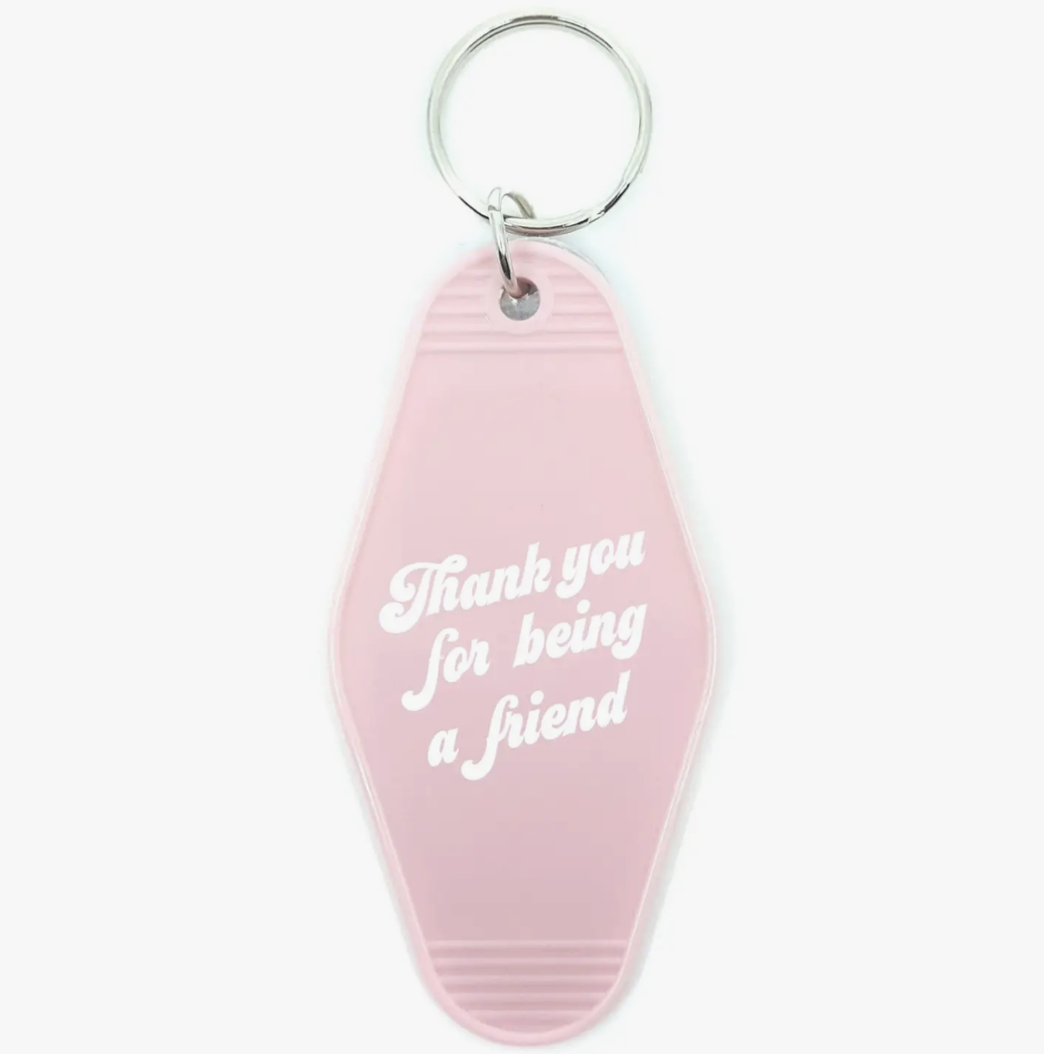 Thank You For Being A Friend Key Tag (Pink) x Three Potato Four