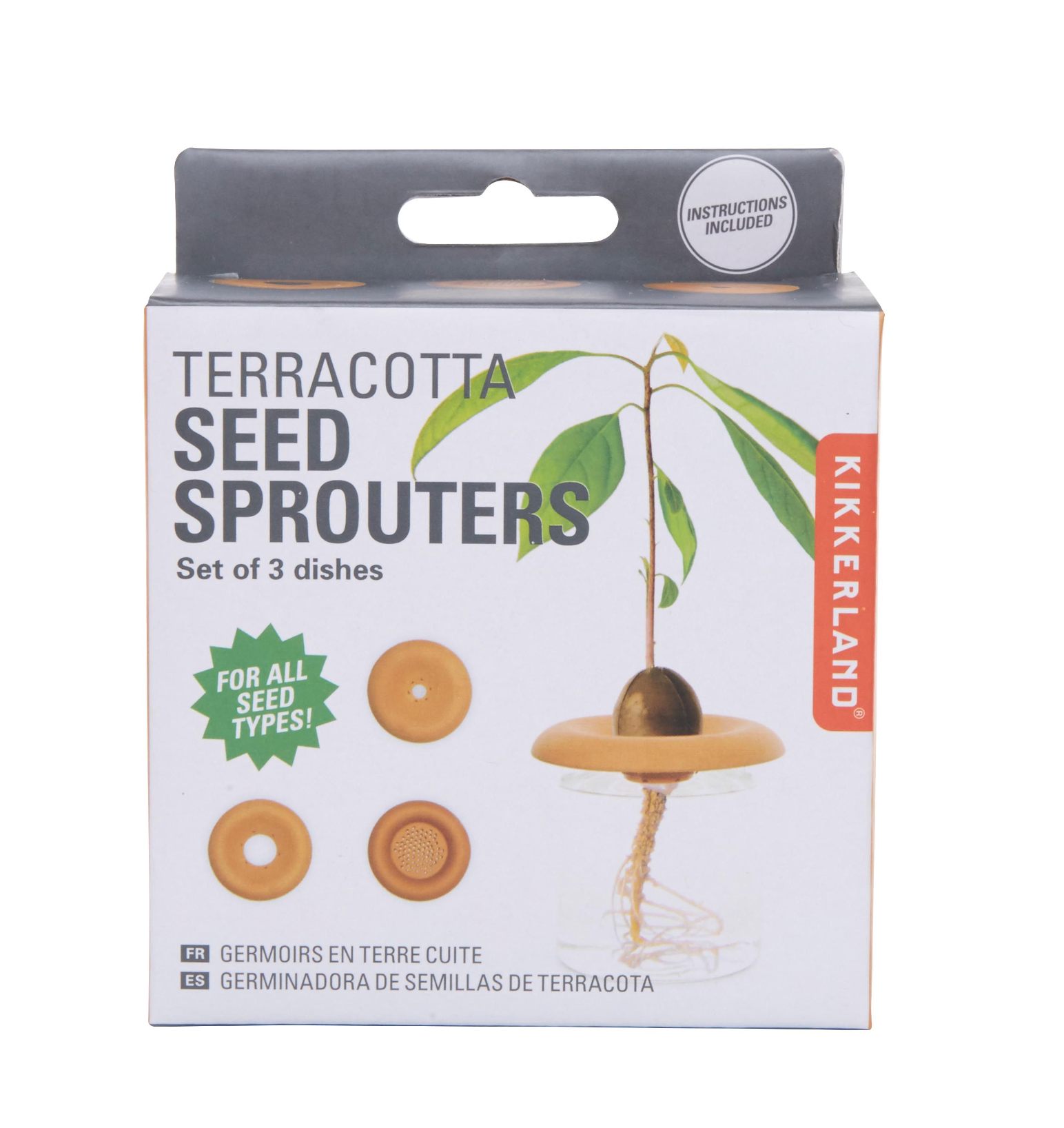 Terracotta Seed Sprouters x Kikkerland