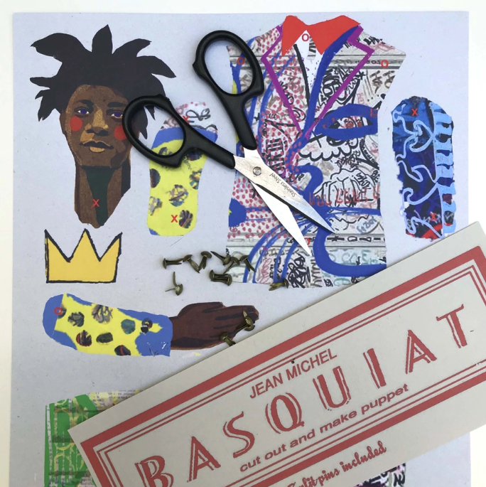 Basquiat Cut and Make Puppet