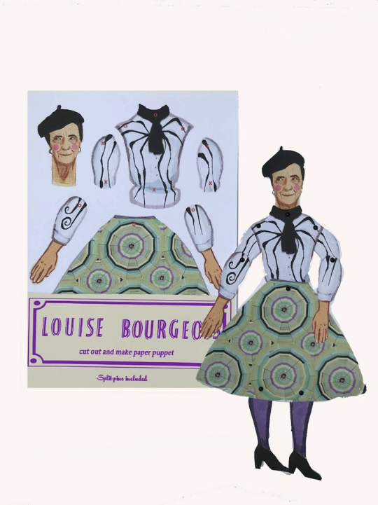 Louise Bourgeois Cut Out Make Puppet