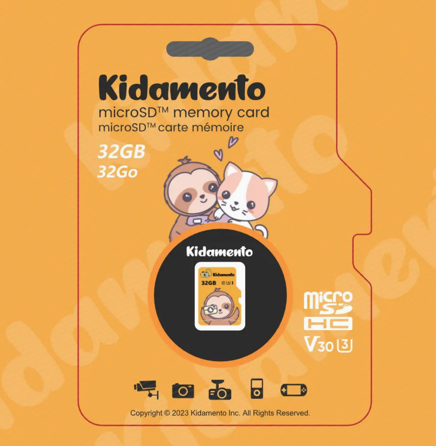 MicroSD Memory Card x Kidamento Kids Cameras