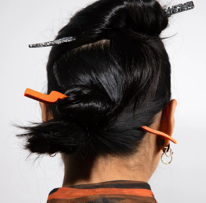 Firestarter Hair Stick in Carbon x CHUNKS