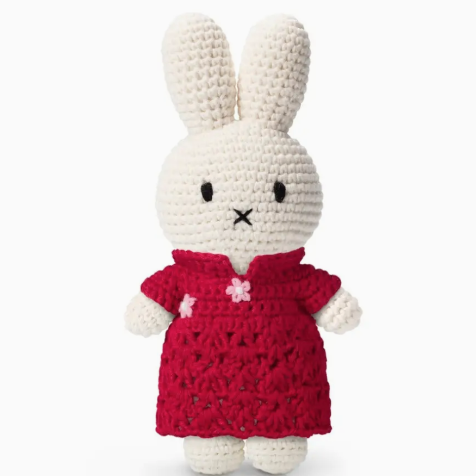 Miffy Qipao Dress Handmade Crocheted Soft Toy