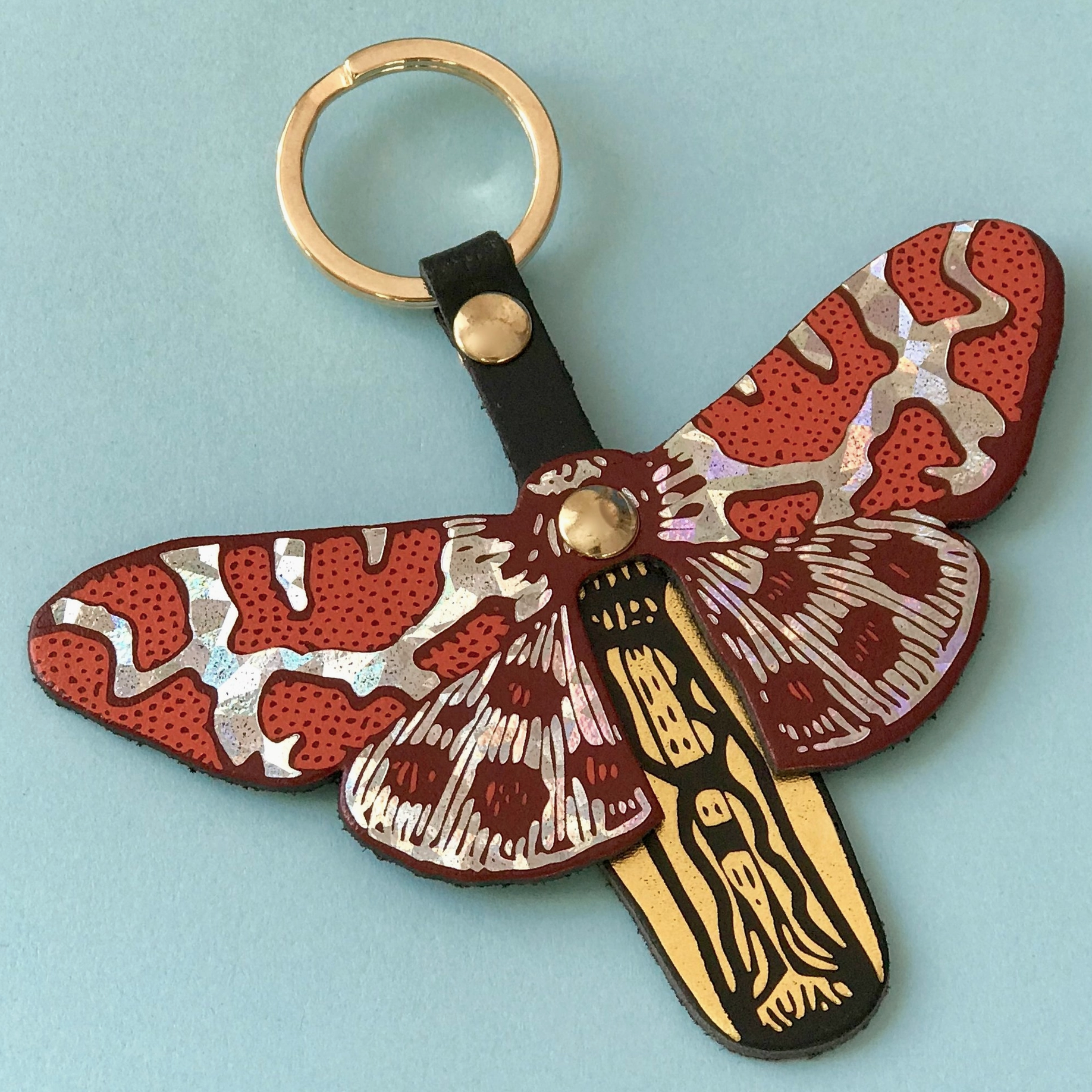 Butterfly Key Fob x Ark (Orange/Holographic)