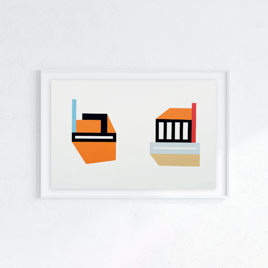 Nathalie du Pasquier Silkscreen - Tchikebe, 2022