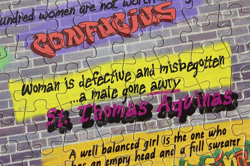 Disturbing The Peace Jigsaw Puzzle x Guerrilla Girls
