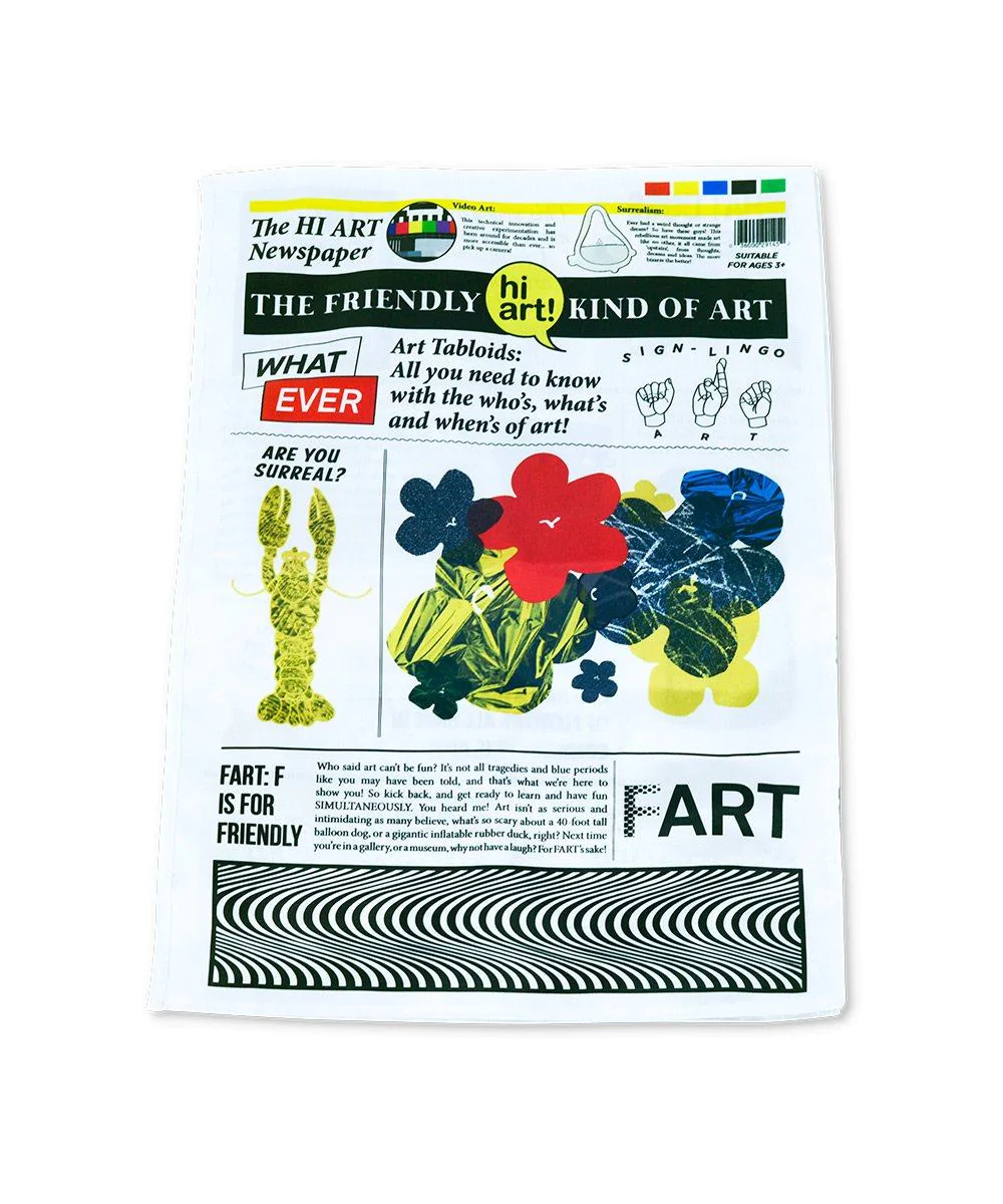 Fabric Toy Newspaper x Hi Art!