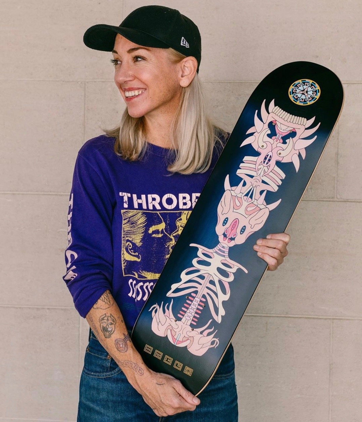 Jess Johnson <br> Ordos Superbright 2019 <br> Skate Deck