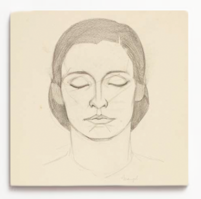 Modern in Motion <br> Margel Hinder <br> Large Portrait Tile