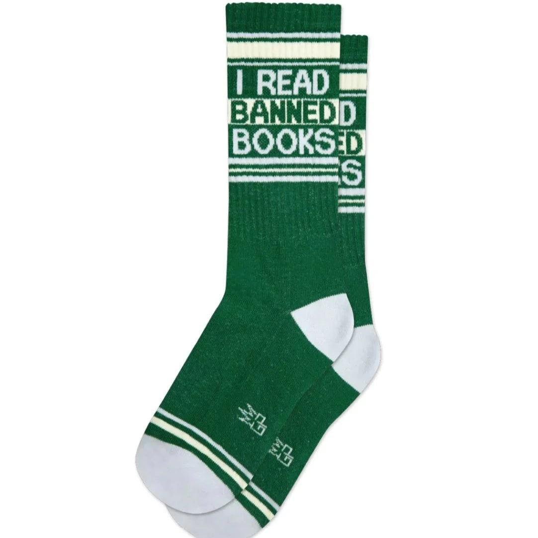I Read Banned Books Gym Socks x Gumball Poodle